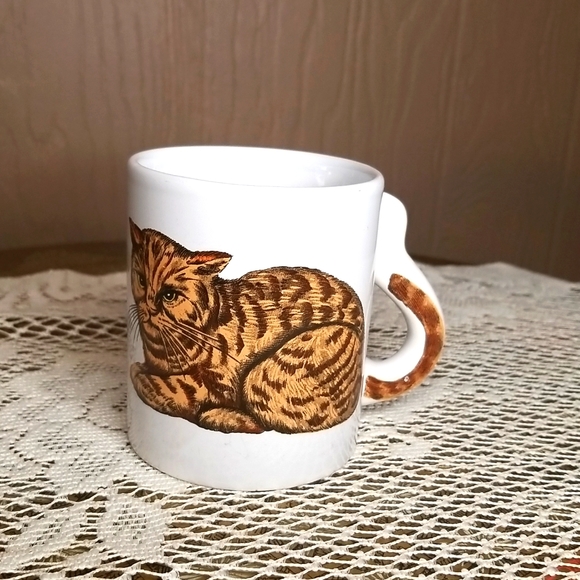 Vintage Kitty Cat Mug